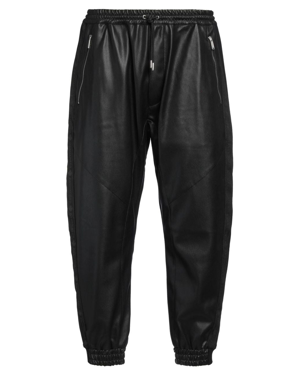 DSquared² Black Pants Polyester for men