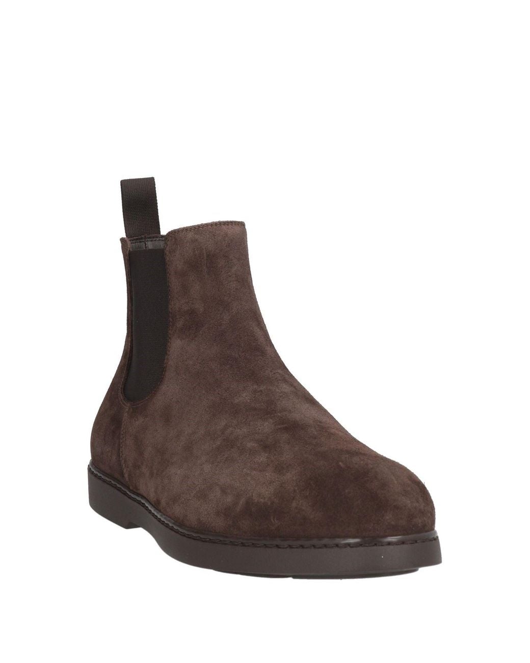 Doucal's Brown Ankle Boots Leather for men