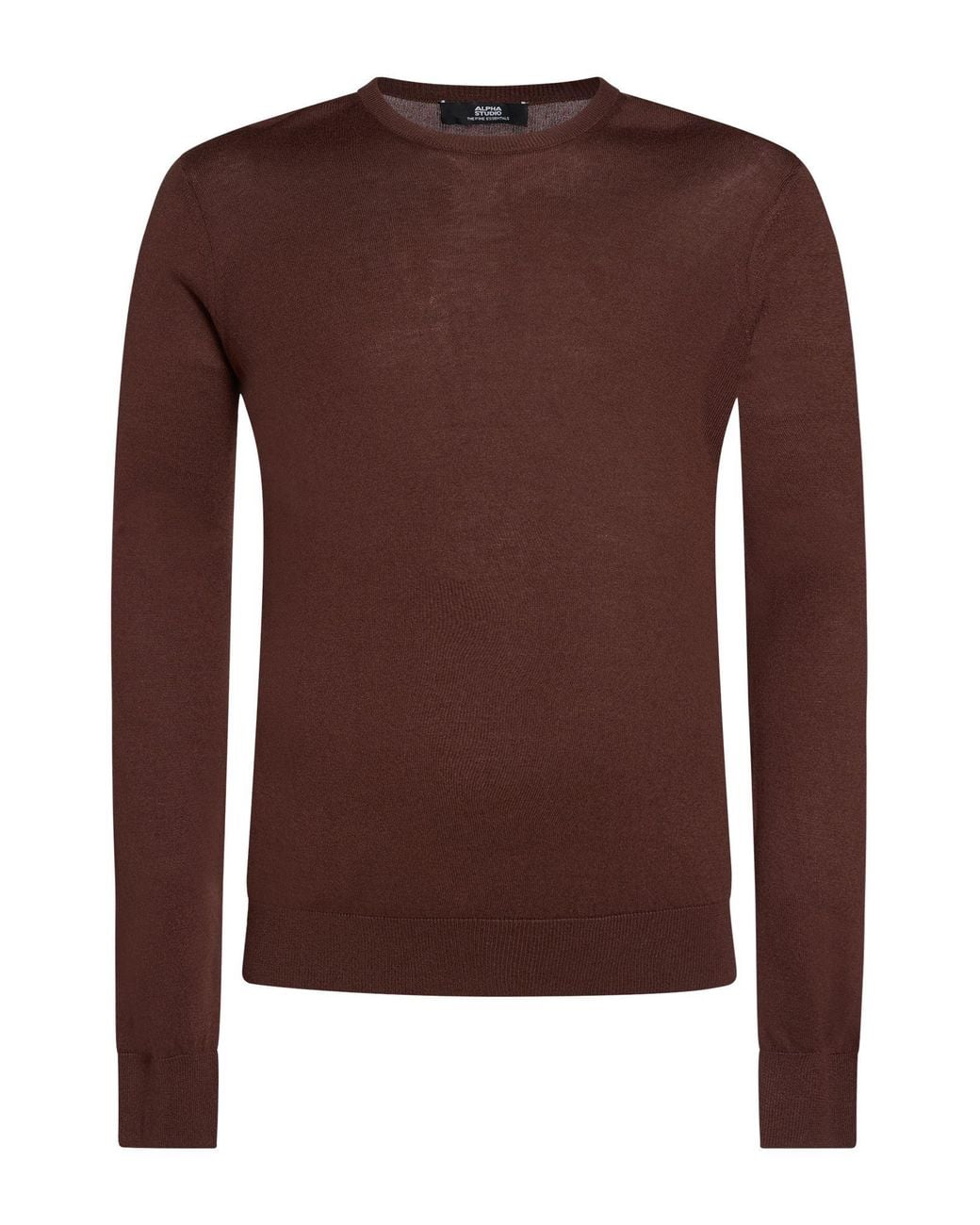 Pullover Alpha Studio de hombre de color Brown