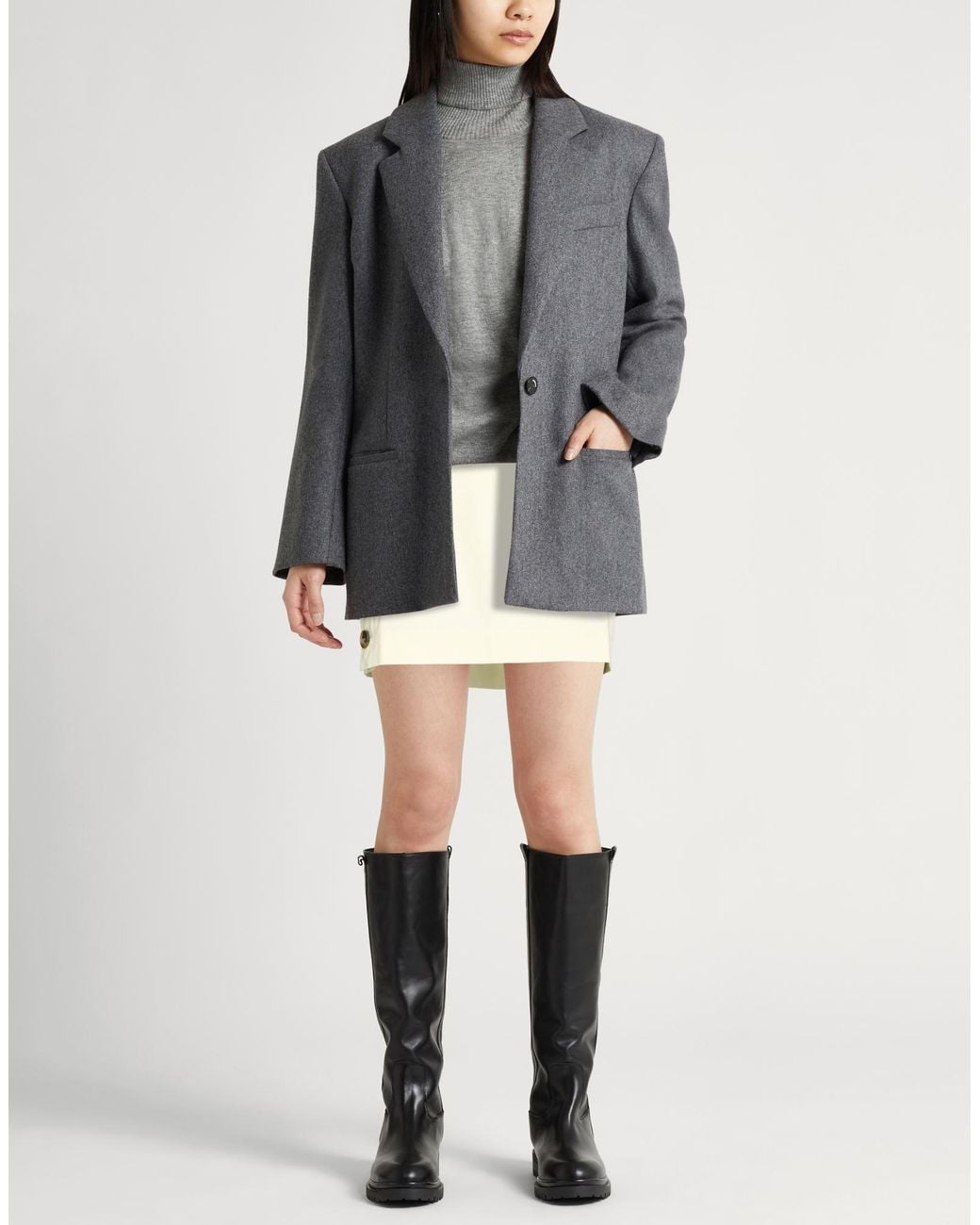 Roberto Collina Natural Mini Skirt