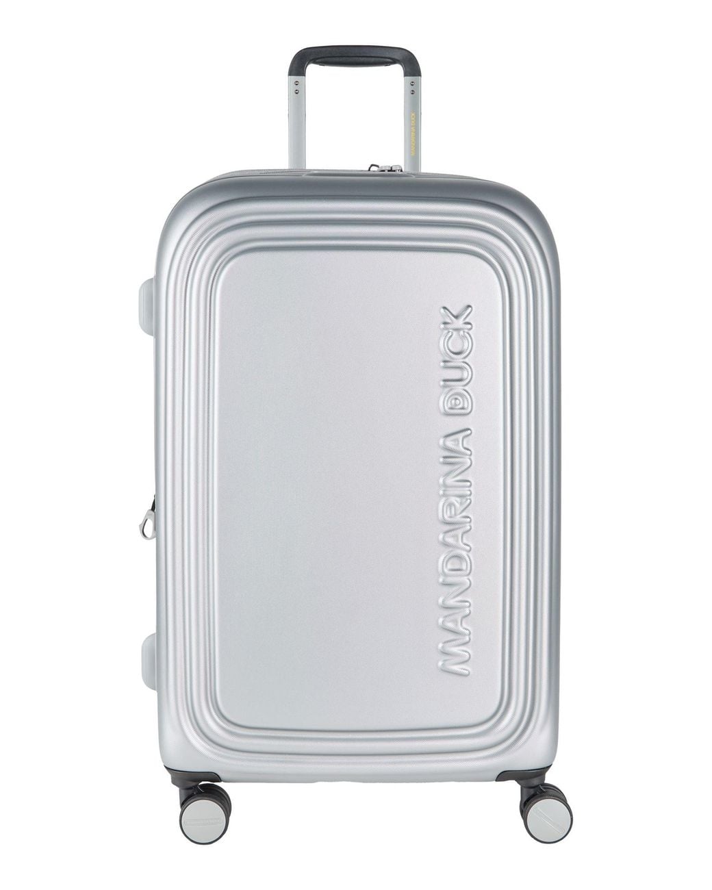 Mandarina Duck Gray Wheeled Luggage for men