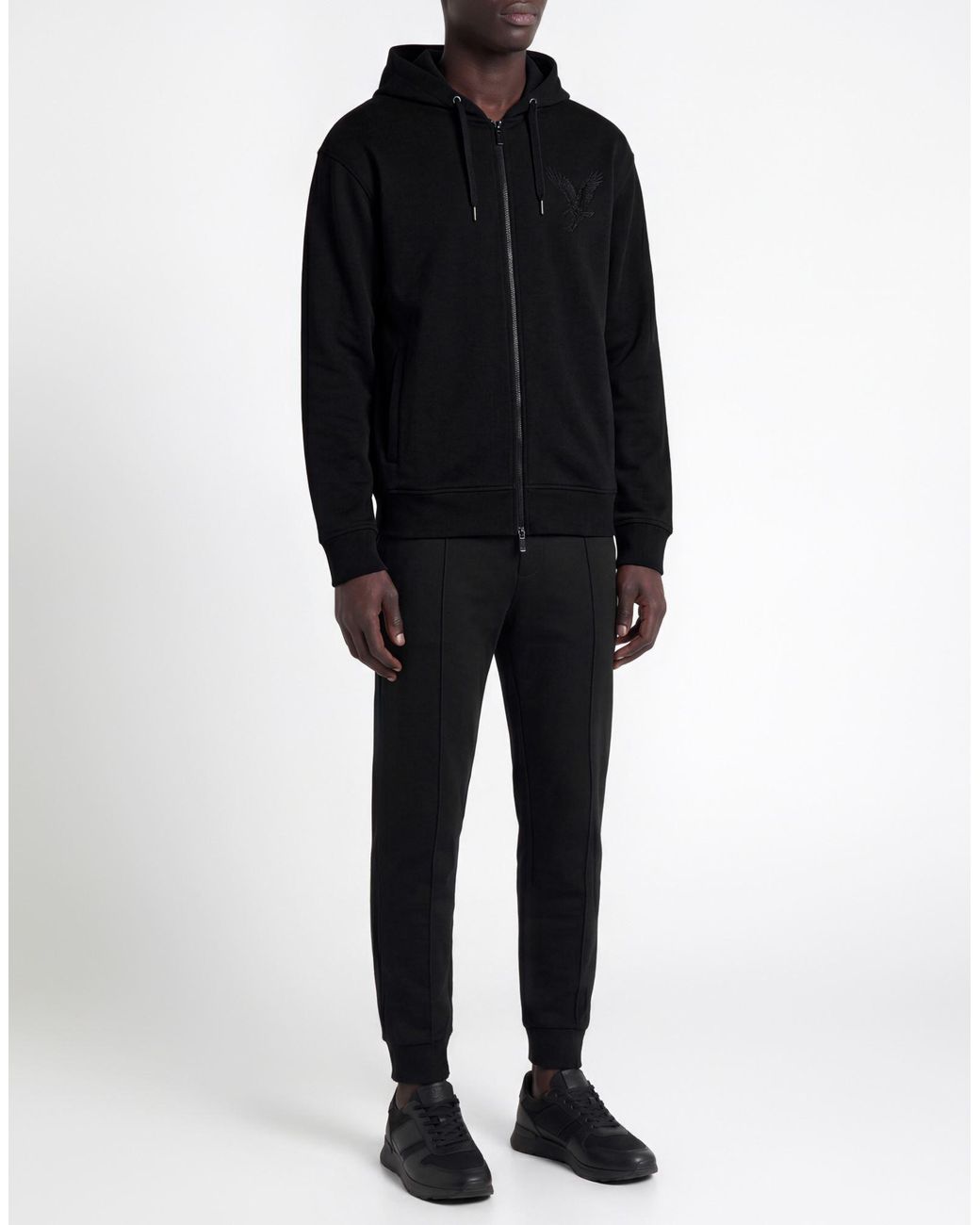 ARMANI EXCHANGE Black Sweatshirt for men
