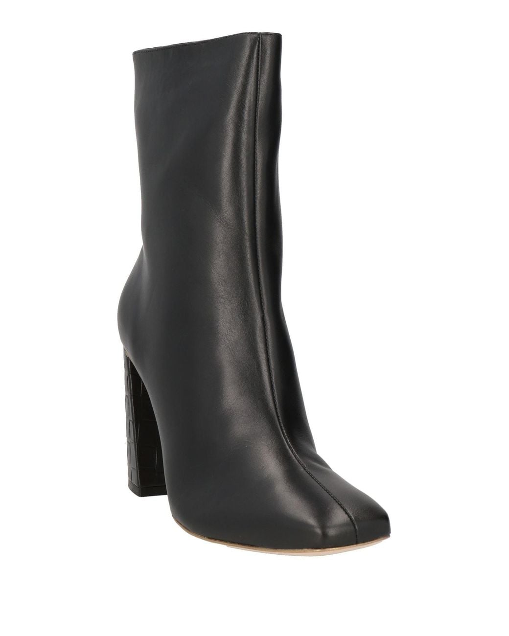 GOLD&ROUGE Black Ankle Boots