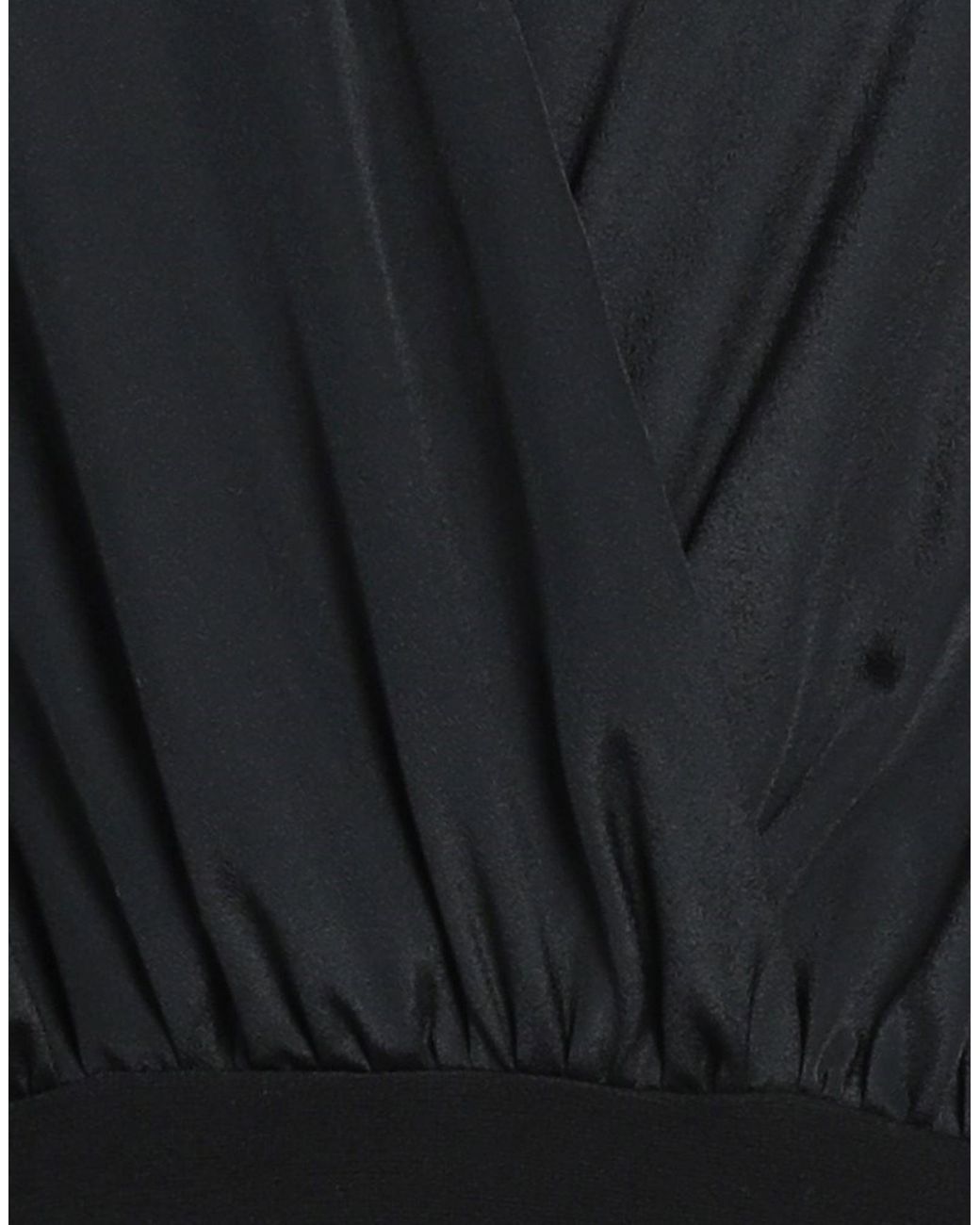 Gaelle Paris Black Mini Dress Rayon, Polyamide, Elastane, Polyester