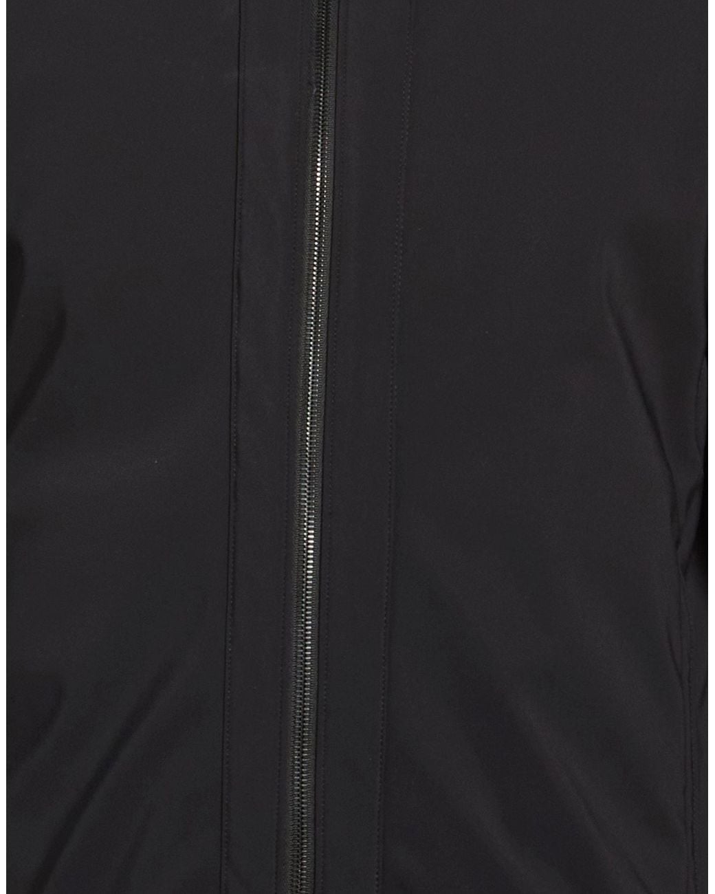 Moorer Black Jacket Polyester, Polyamide, Elastane for men