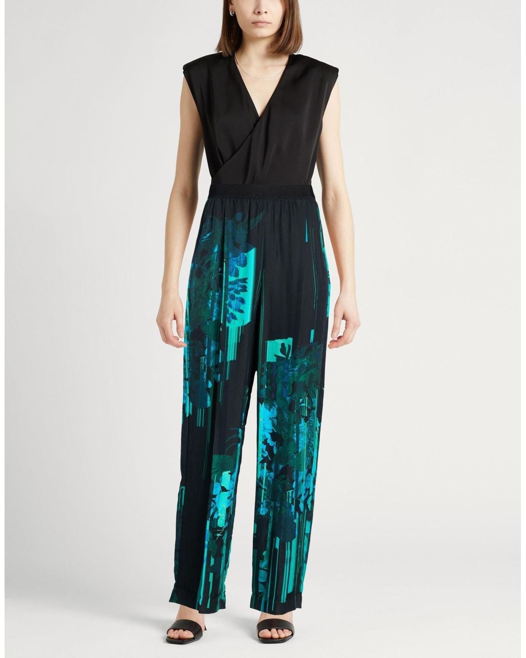 Agnona Blue Pants Viscose, Silk