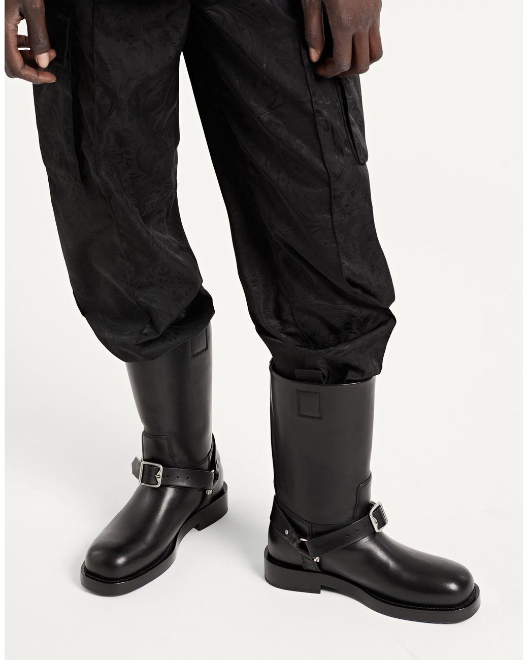 Burberry Black Boot Leather for men