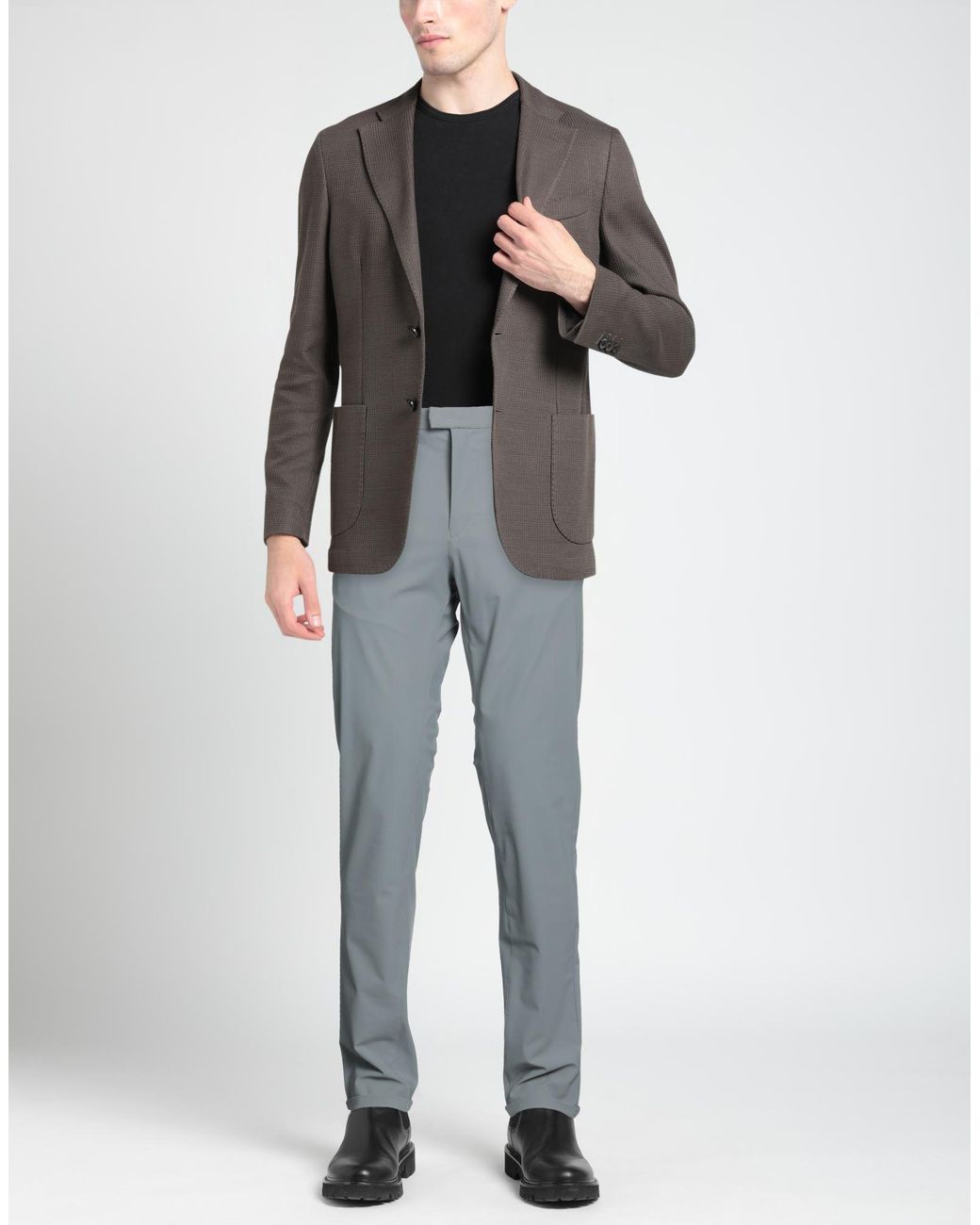 Tramarossa Gray Pants Polyamide, Elastane for men