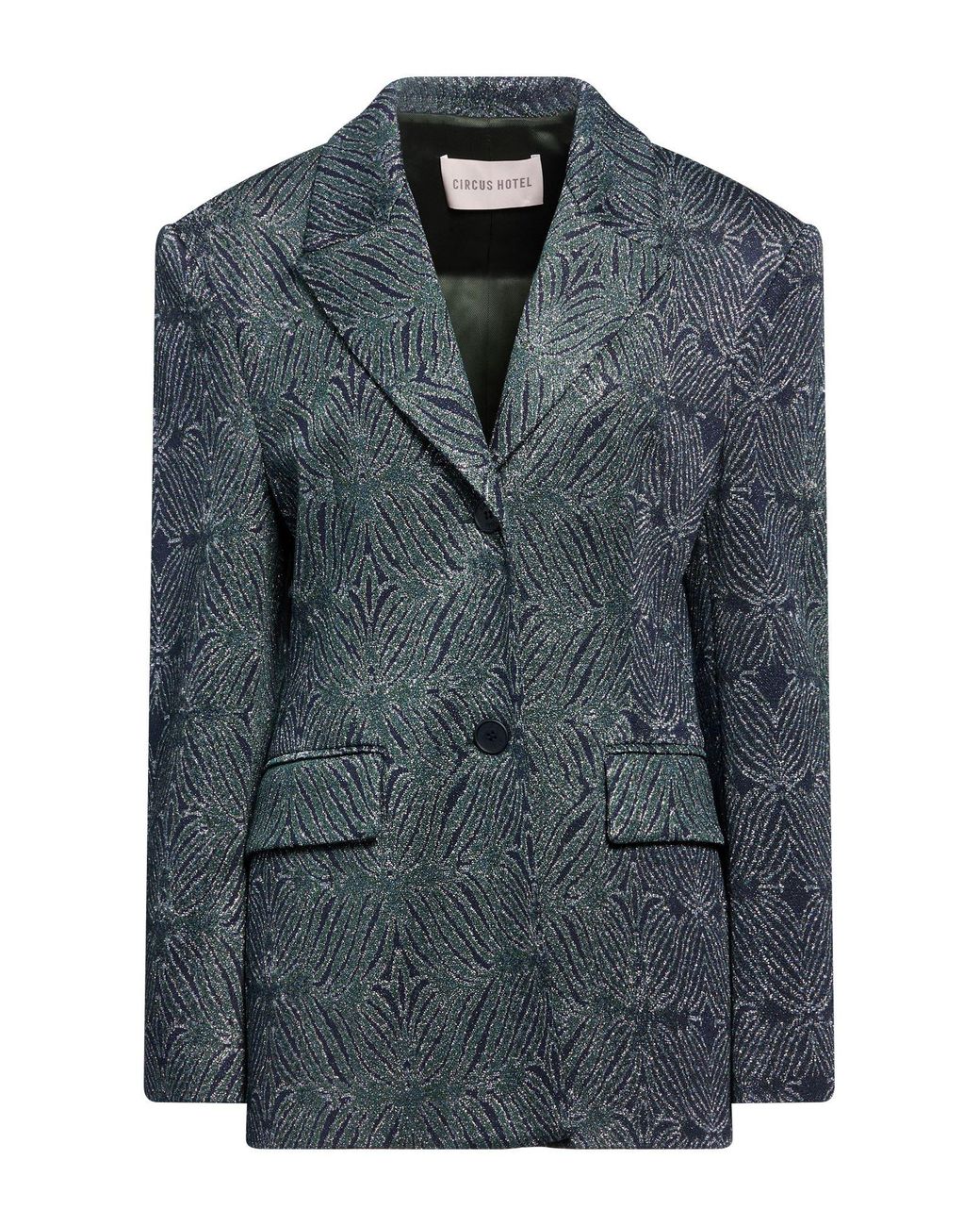 Circus Hotel Blue Blazer Viscose, Polyamide, Metal Fiber, Polyester