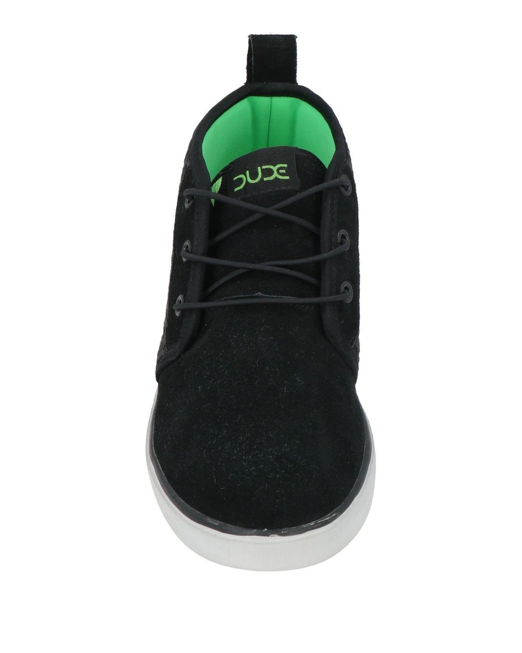 HeyDude Black Ankle Boots Leather, Polyamide for men