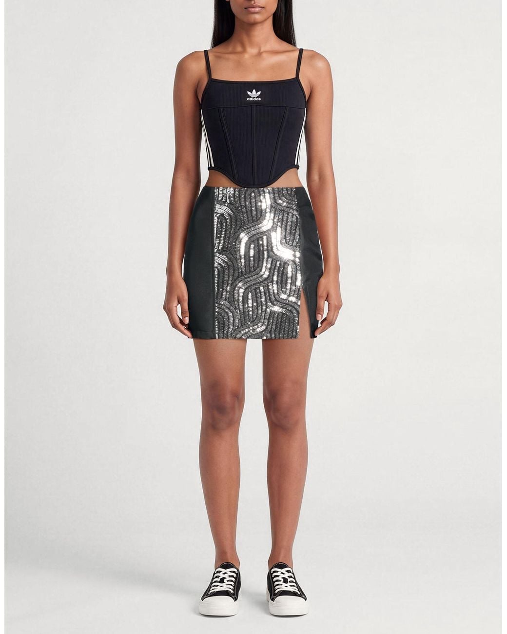 Motel Black Mini Skirt
