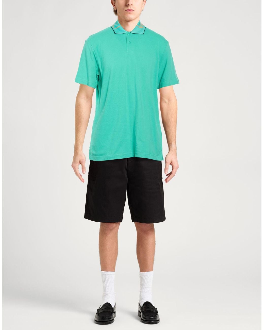 Just Cavalli Blue Polo Shirts for men