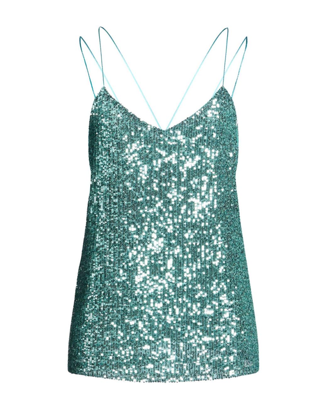 Rebel Queen Green Top Polyester, Elastane