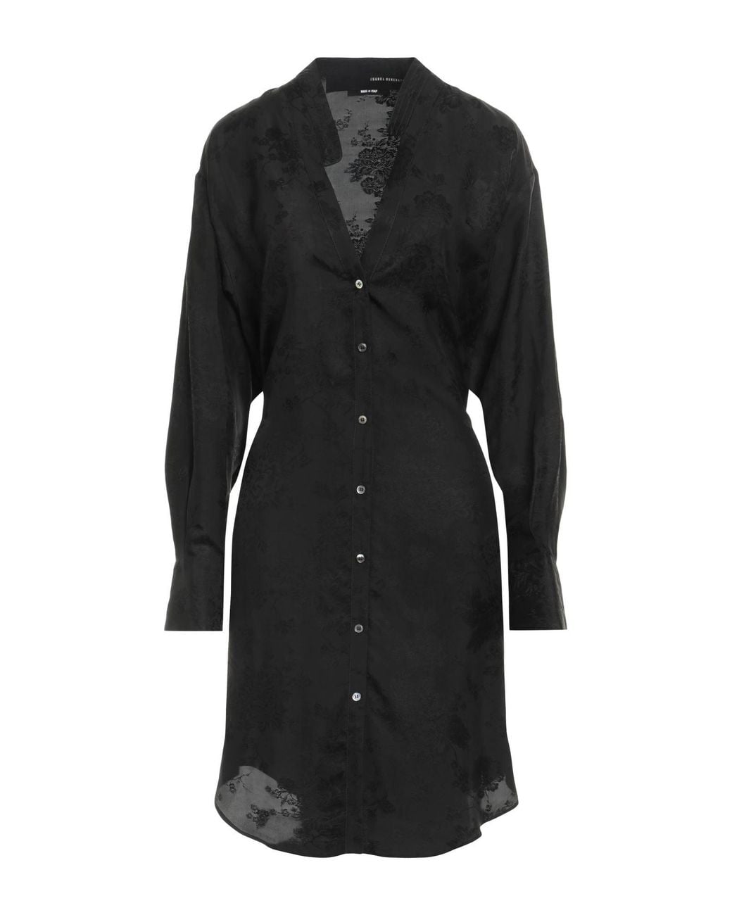 Isabel Benenato Black Mini Dress