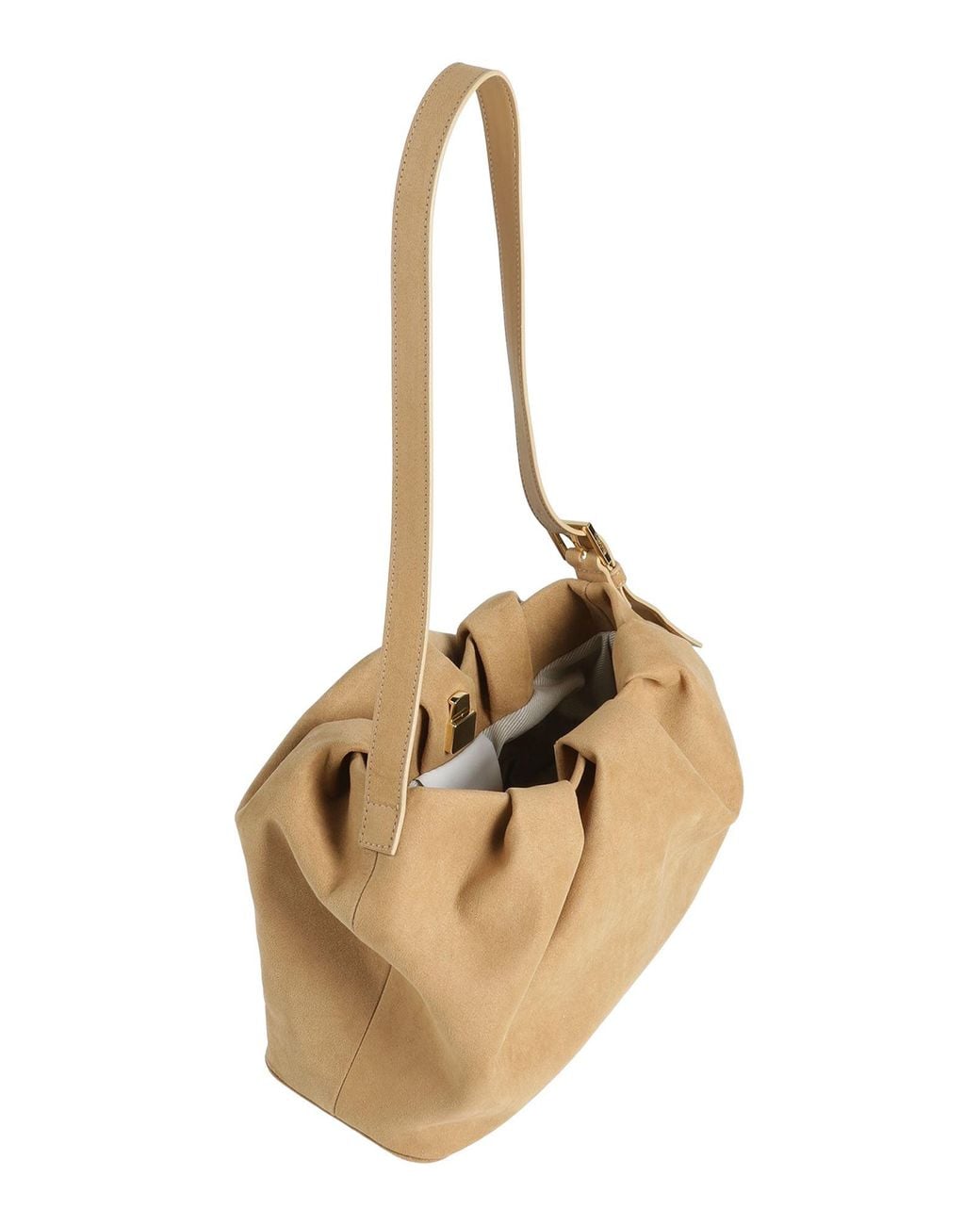 THEMOIRÈ Natural Sand Shoulder Bag Textile Fibers