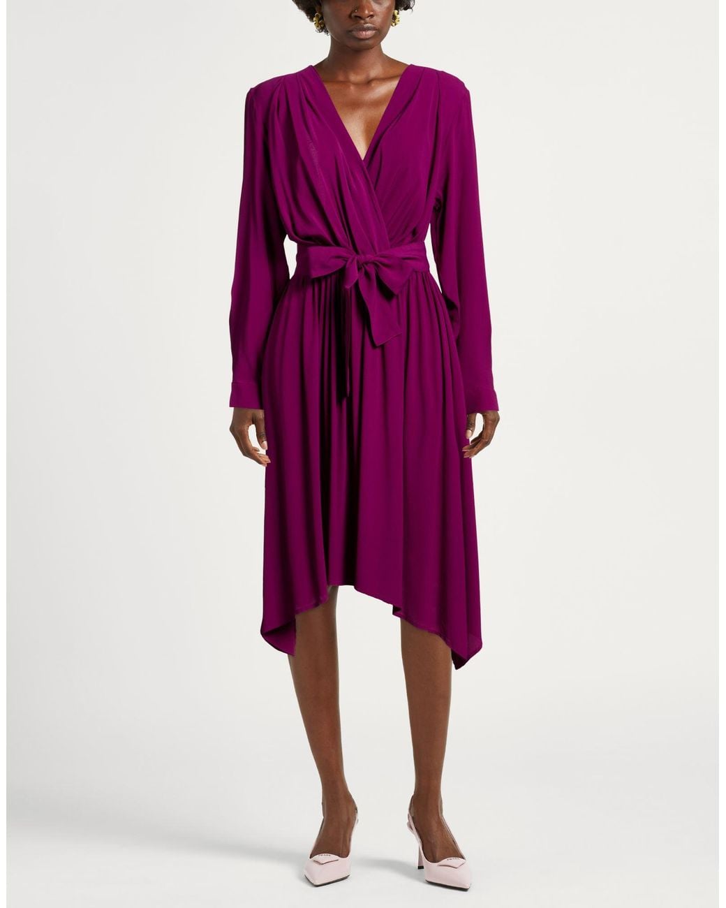 8pm Purple Midi Dresses