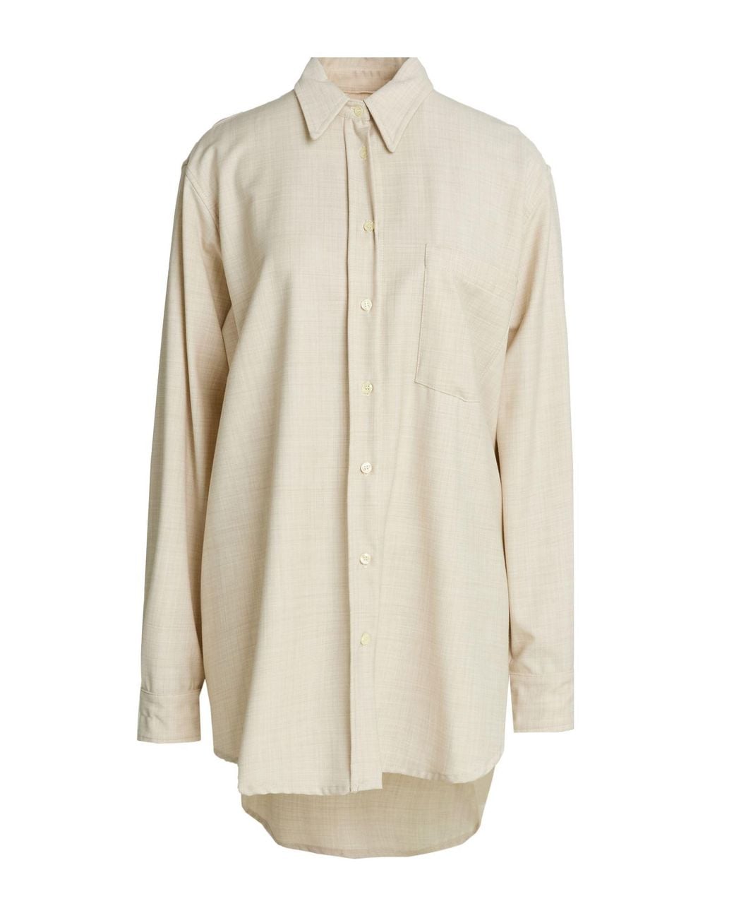 White Sand White Shirt Wool, Polyester, Elastane