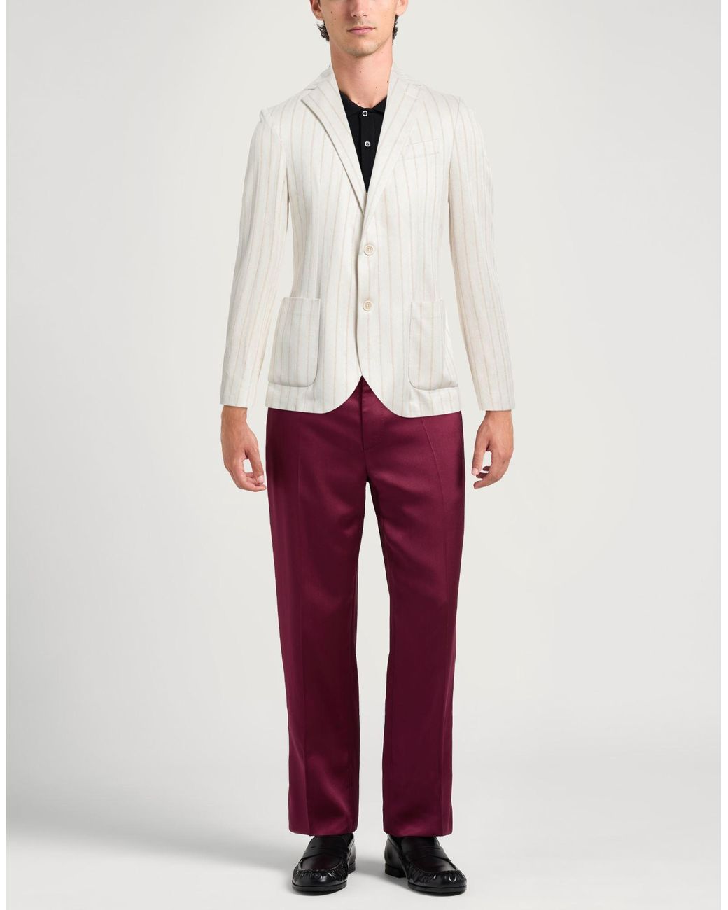 Circolo 1901 White Blazer Linen, Cotton for men