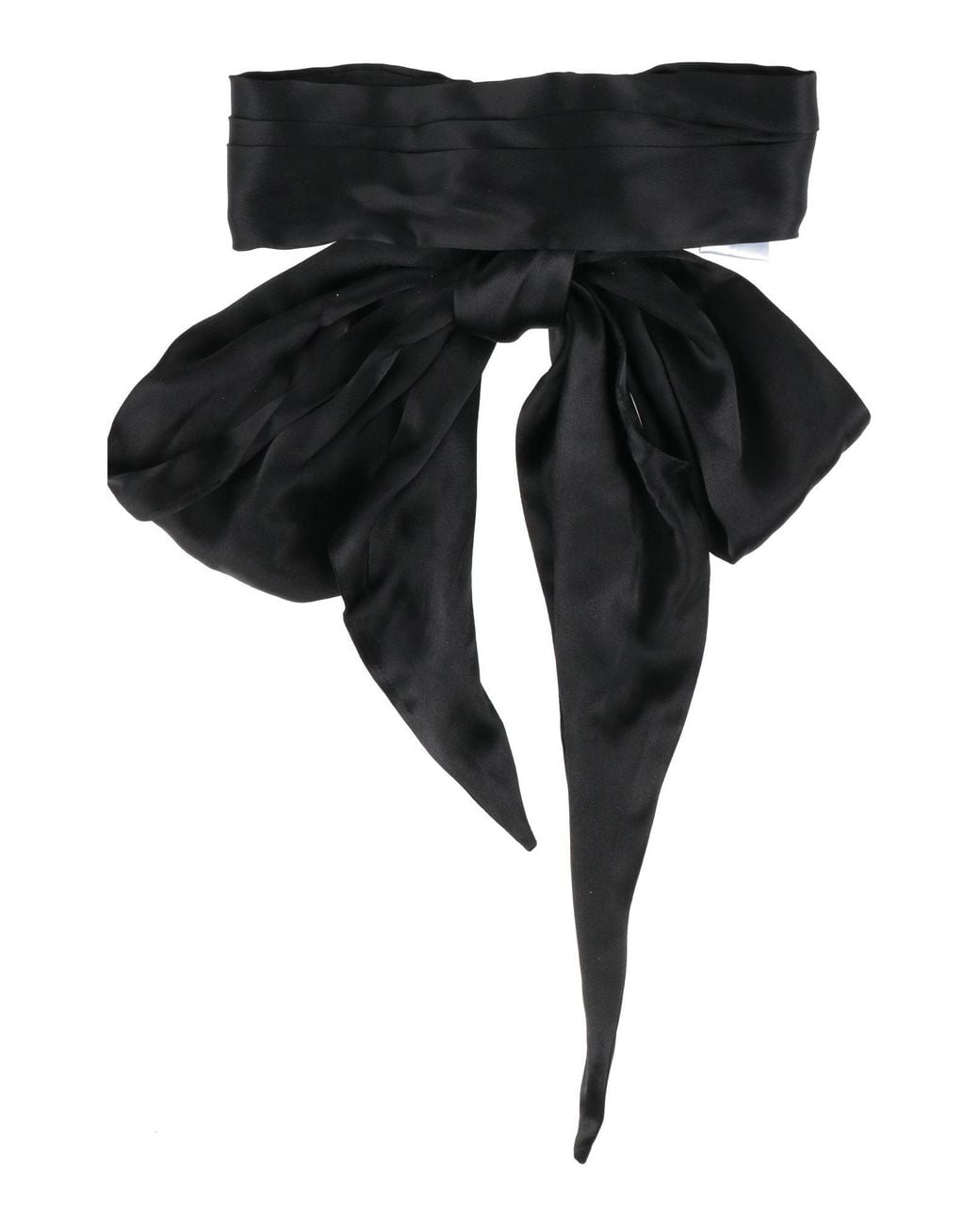 Nina Ricci Black Hair Accessory Acetate, Silk