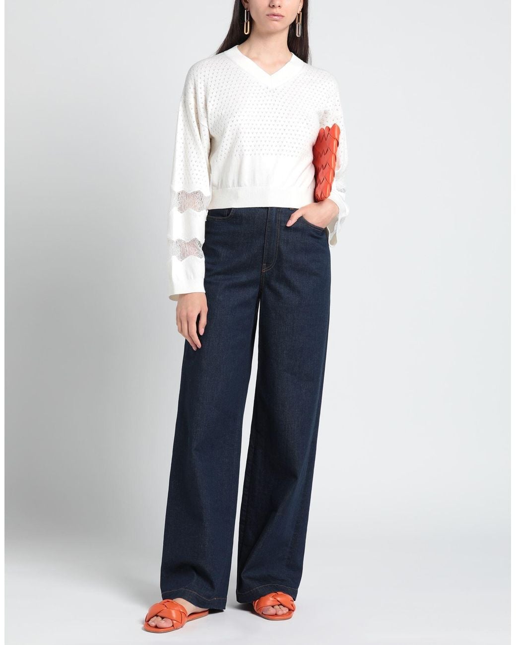 Pullover See By Chloé de color White