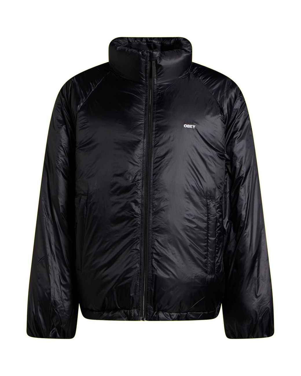 Obey Black Puffer for men
