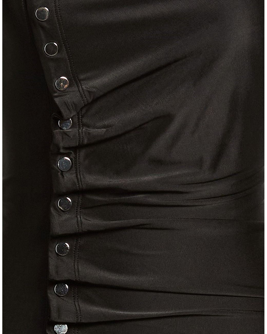 Rabanne Black Mini Dress Viscose, Elastane