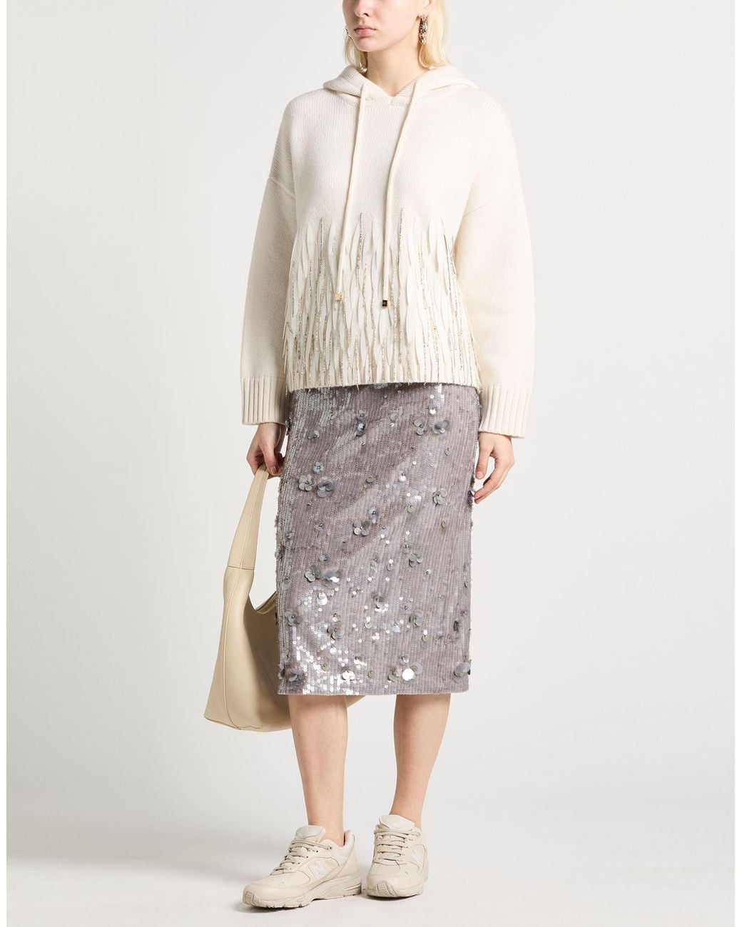 Pullover Elisabetta Franchi en coloris Natural