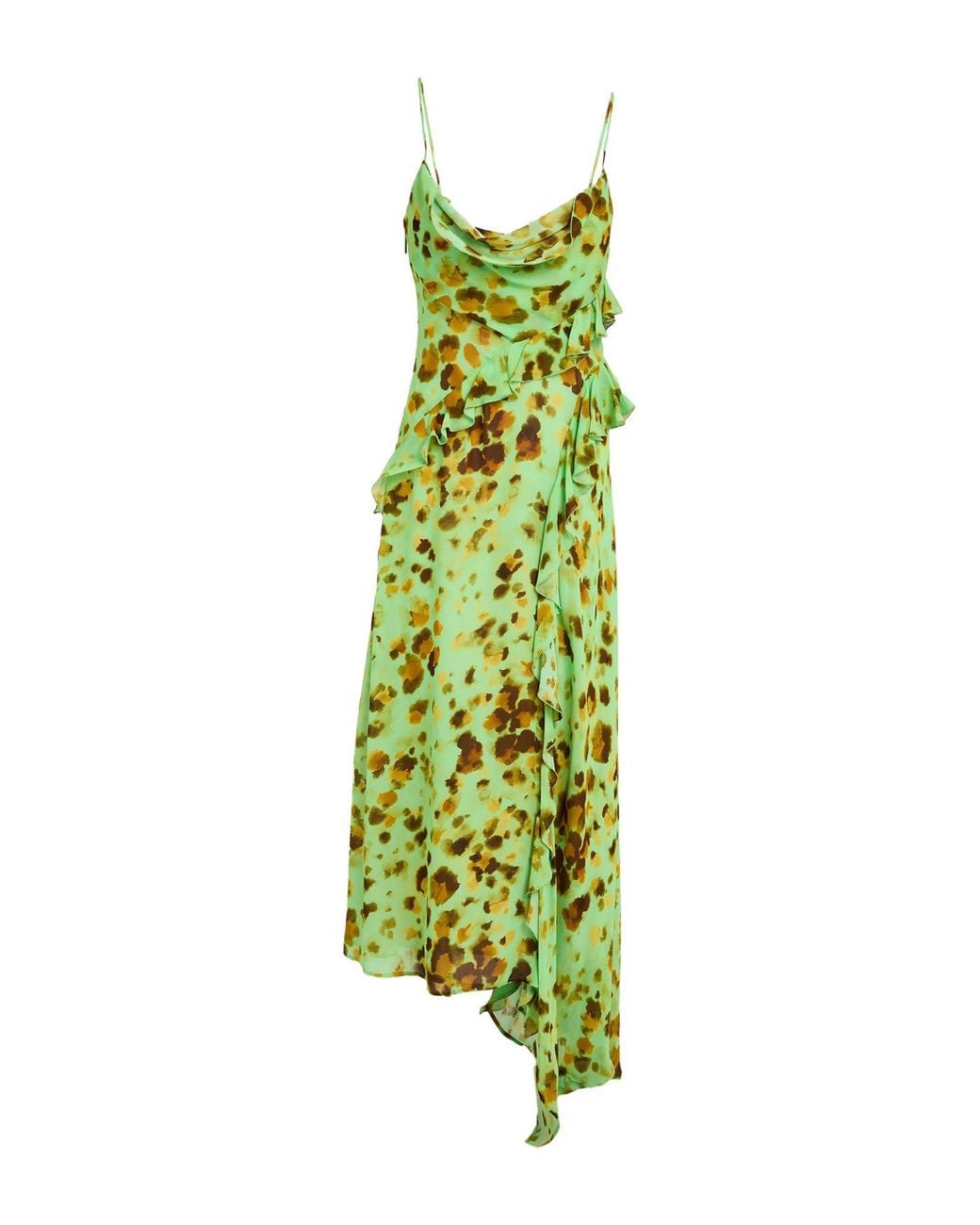 MSGM Midi Dress Viscose in Green | Lyst Australia MSGM Midi Dress Viscose in Green | Lyst Australia