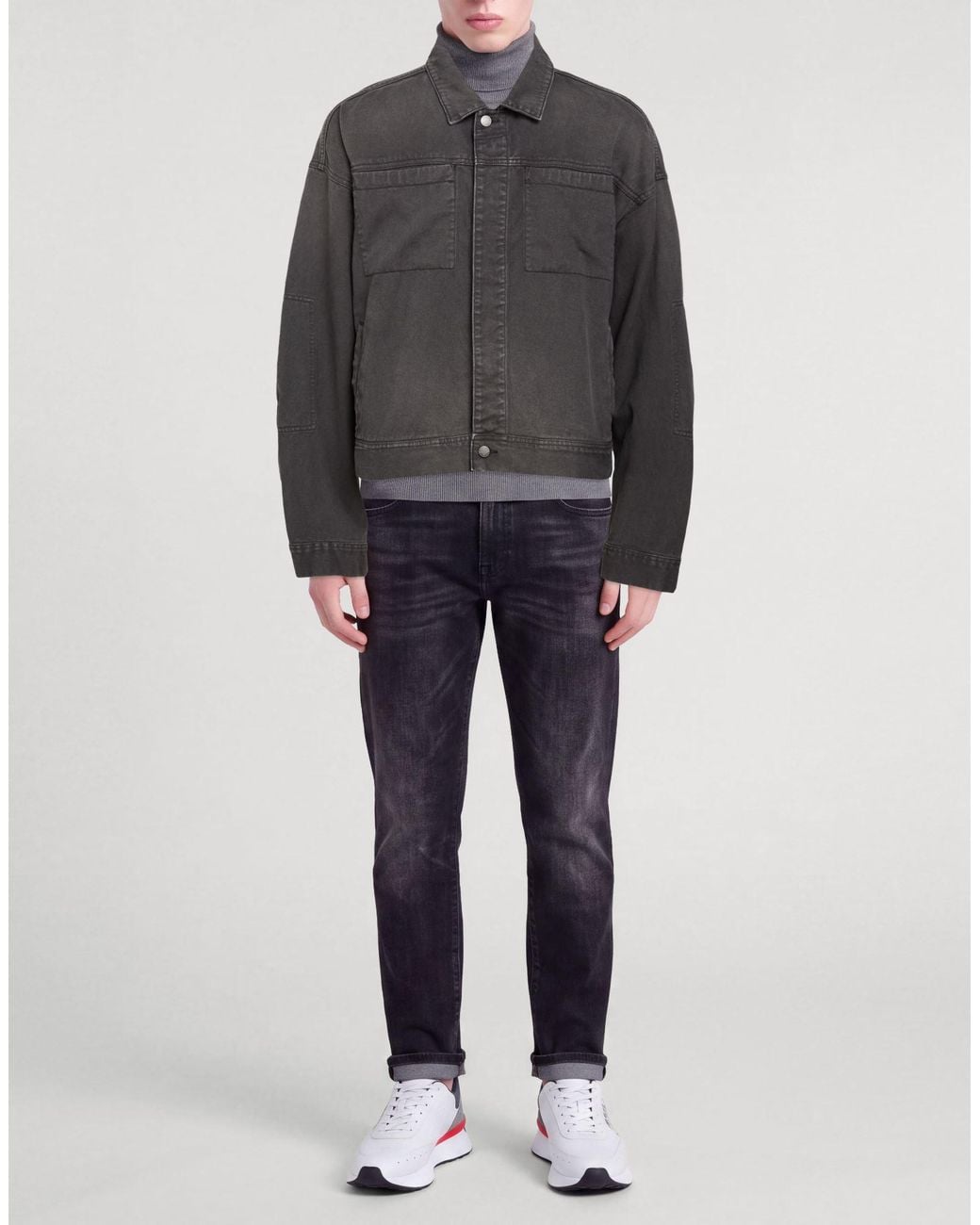 Entire studios Gray Denim Outerwear for men