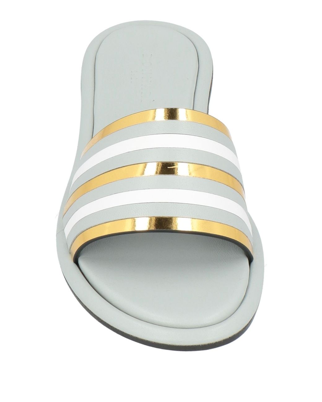 DONNARì White Light Sandals Leather