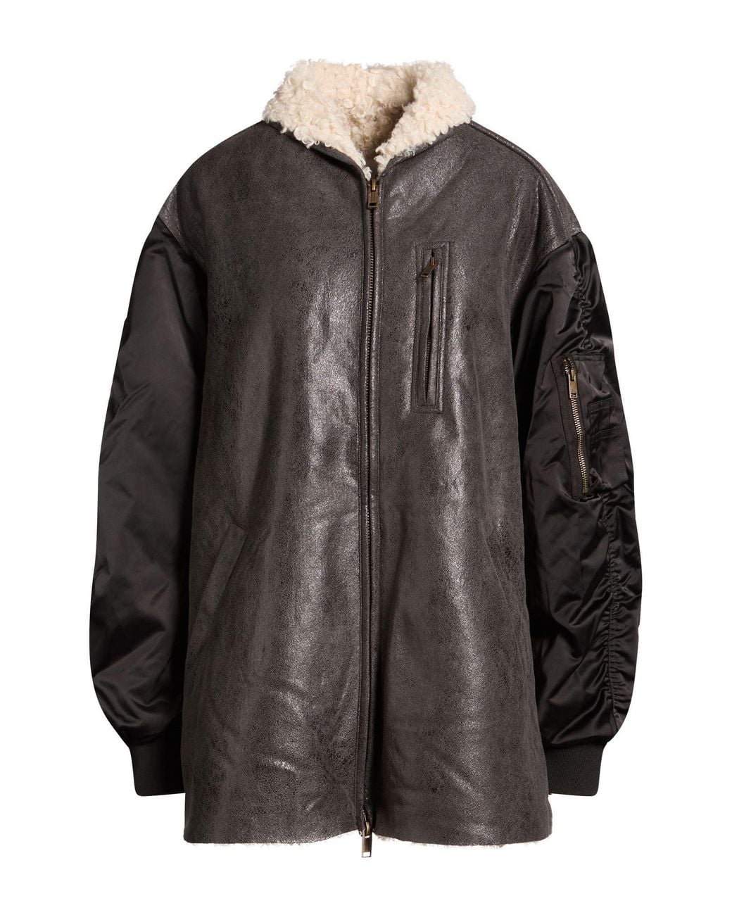 Isabel Marant Black Shearling & Teddy