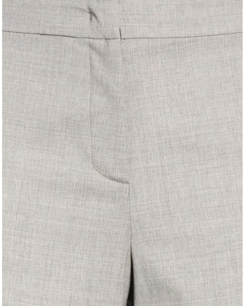 Kiltie Gray Pants Virgin Wool, Elastane