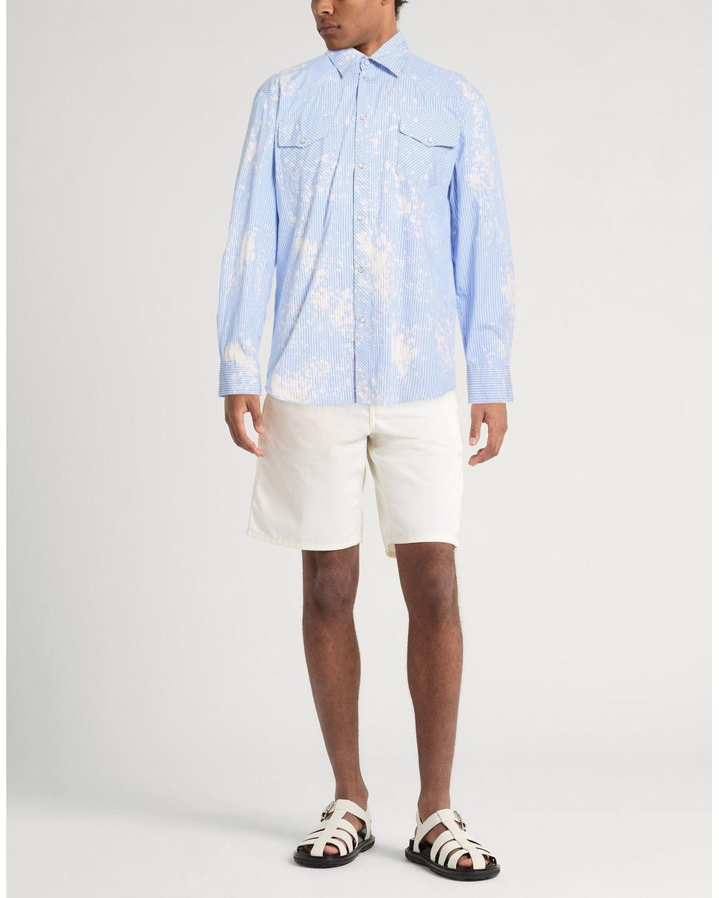 MSGM Hemd in Blue für Herren