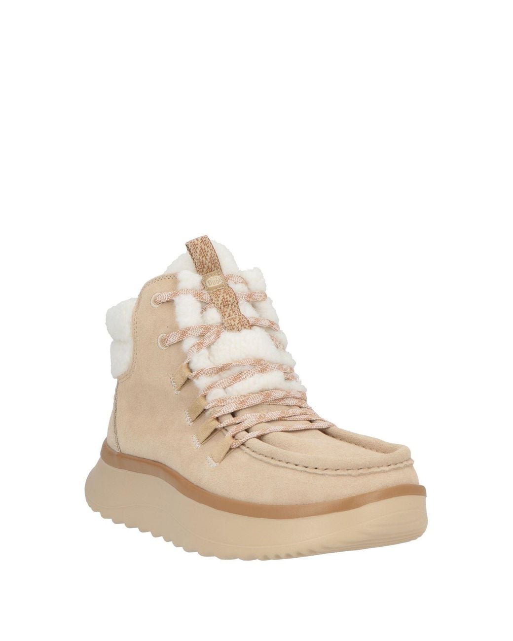 HeyDude Natural Ankle Boots