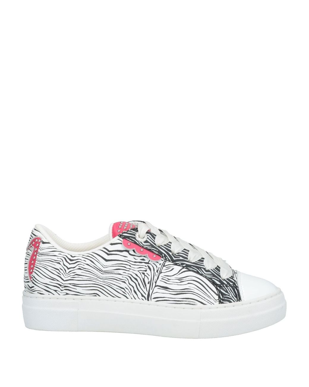 Manila Grace White Sneakers Leather