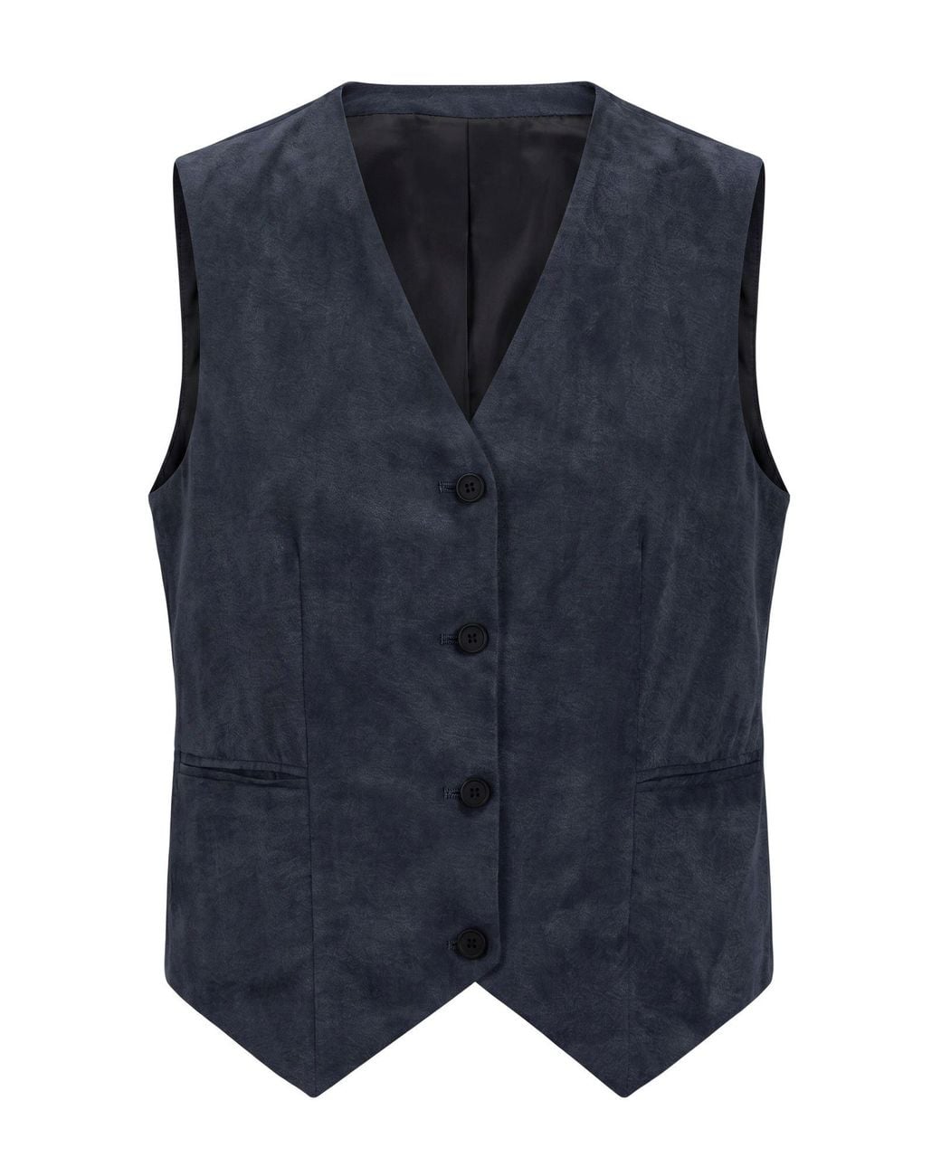 AllSaints Blue Waistcoat