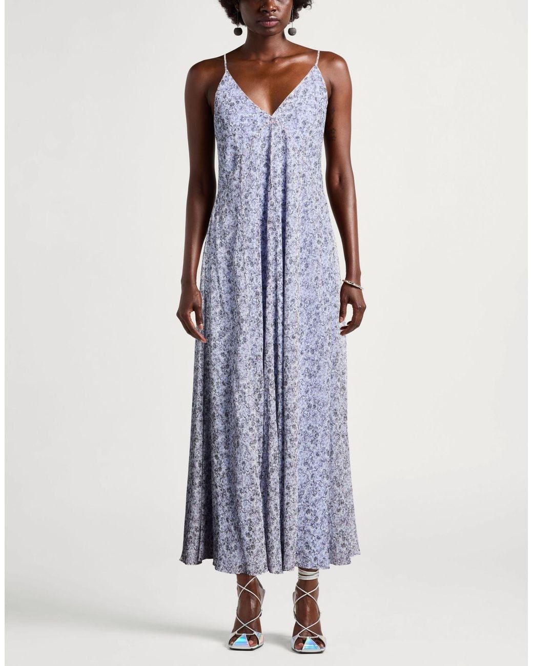 MAX&Co. Purple Maxi Dresses