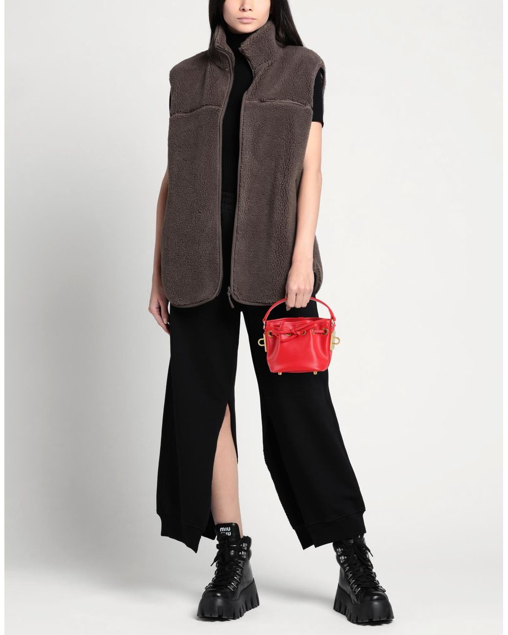 Alexandre Vauthier Red Handbag Leather