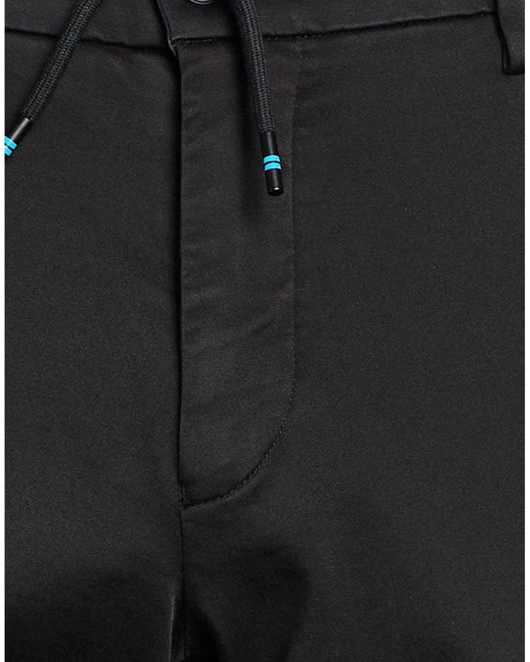 Mason's Black Pants Cotton, Polyester, Polyamide, Elastane for men