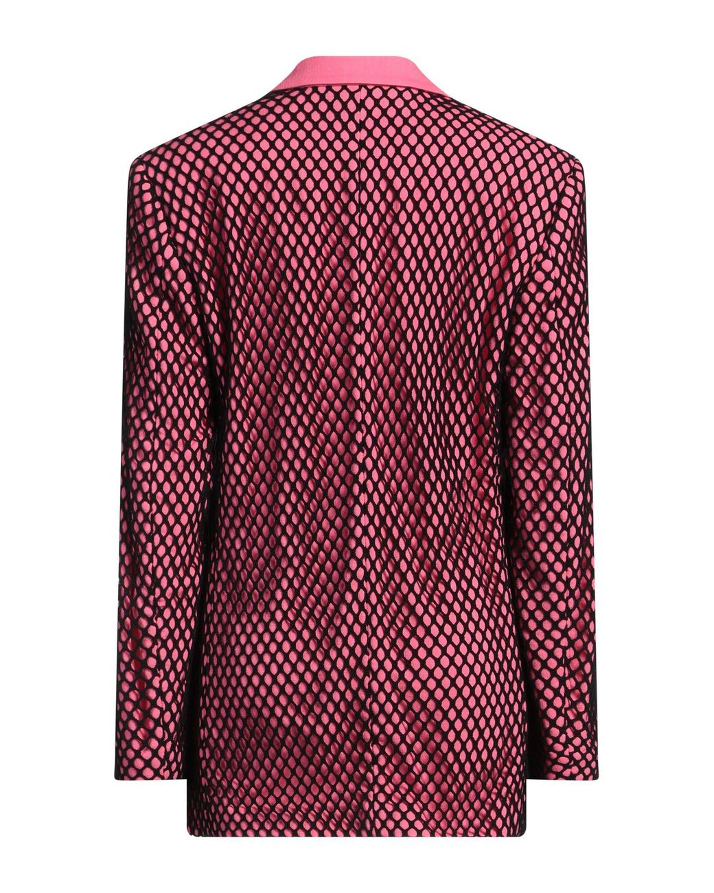 MSGM Pink Blazer Viscose, Polyester, Elastane