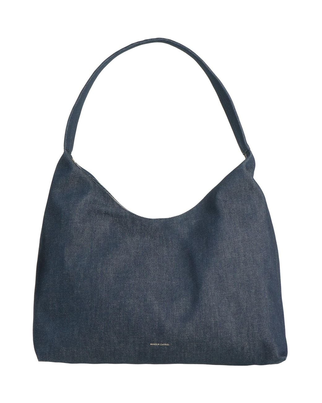 Mansur Gavriel Blue Shoulder Bag Textile Fibers