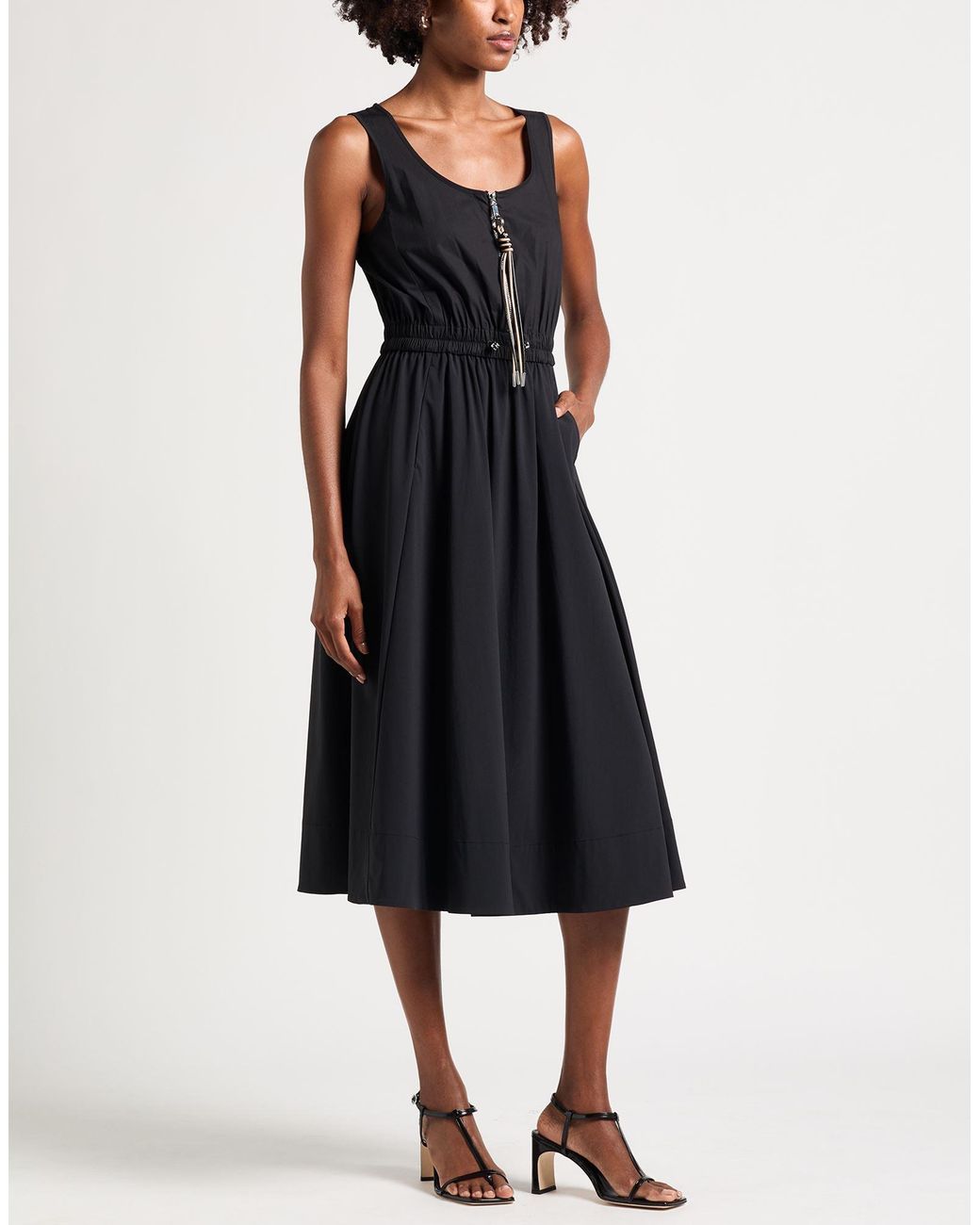 MAX&Co. Black Midi Dress