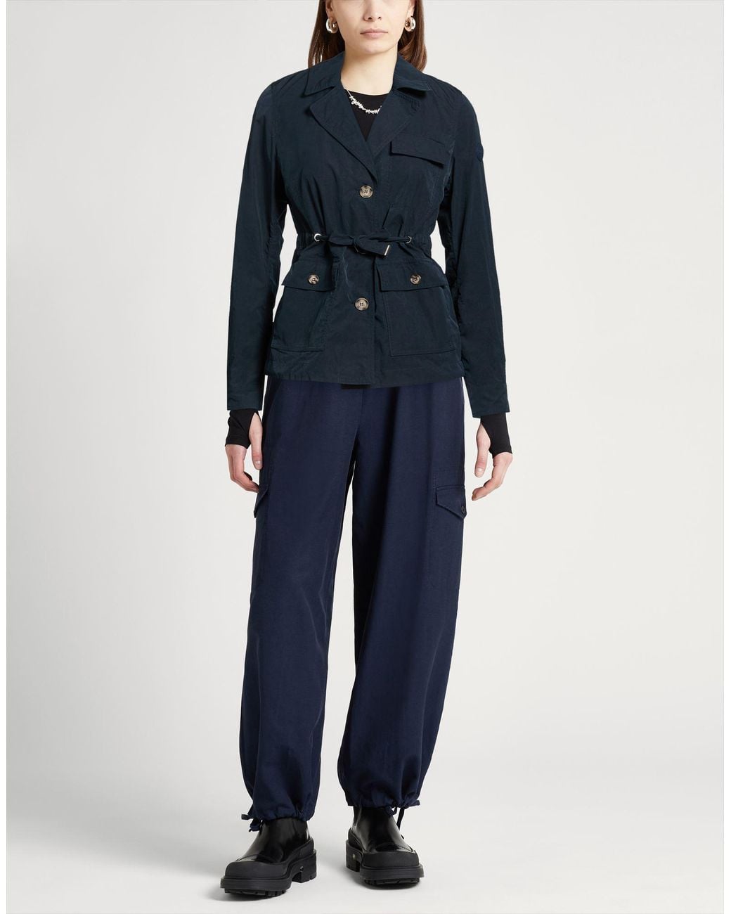 Colmar Blue Jacket Polyester, Cotton, Polyamide