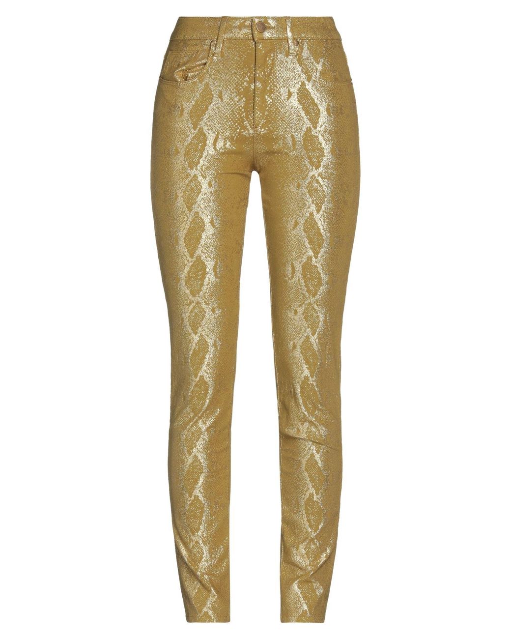 Roberto Cavalli Yellow Pants
