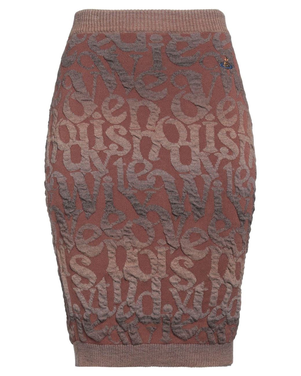 Vivienne Westwood Red Midi Skirt