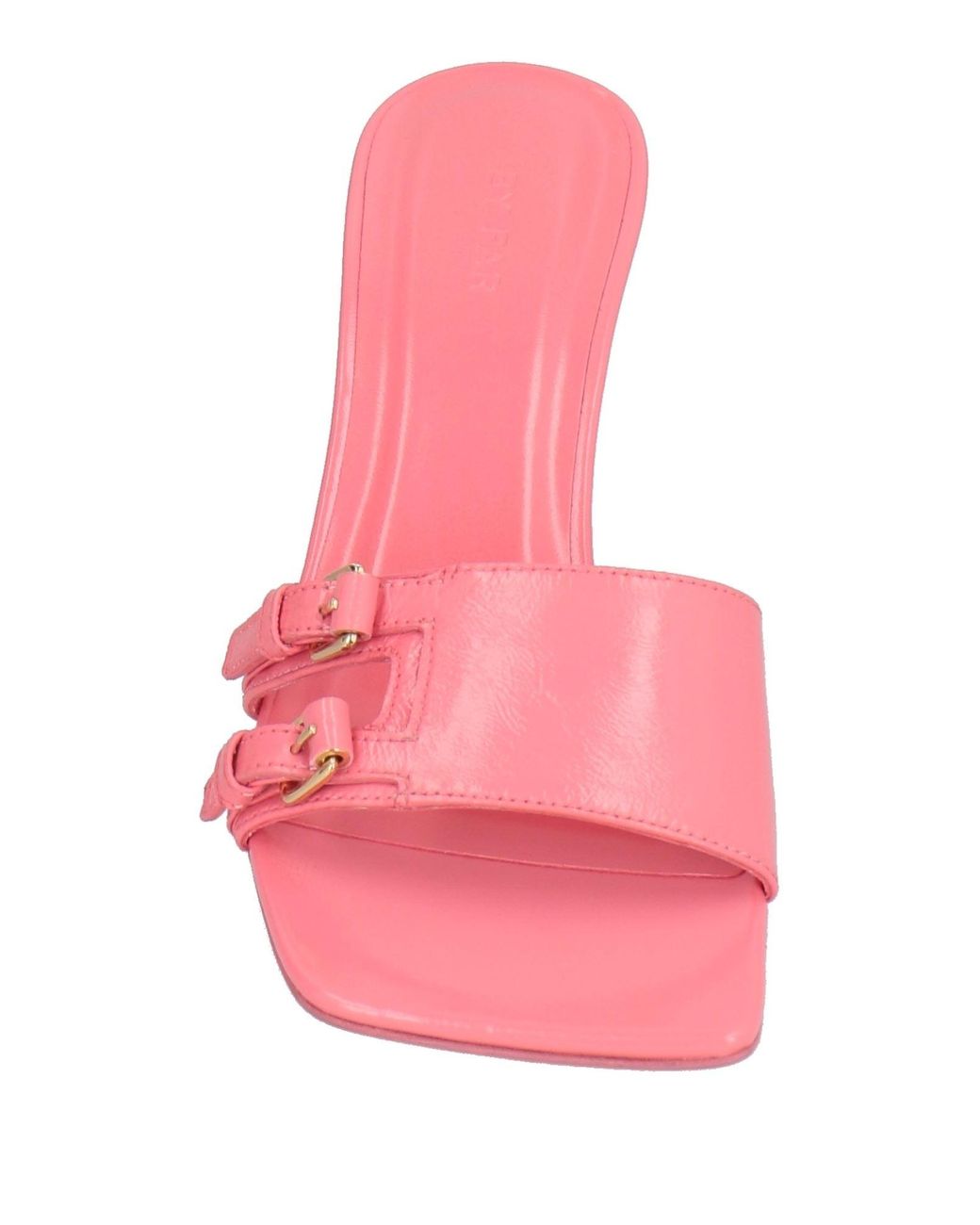 By Far Pink Sandals Leather