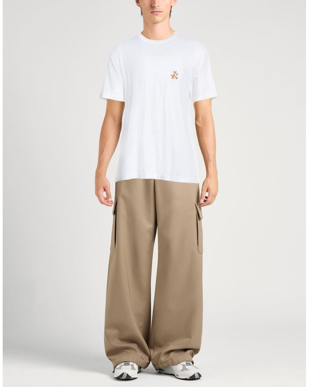 Maison Kitsuné White T-shirt for men