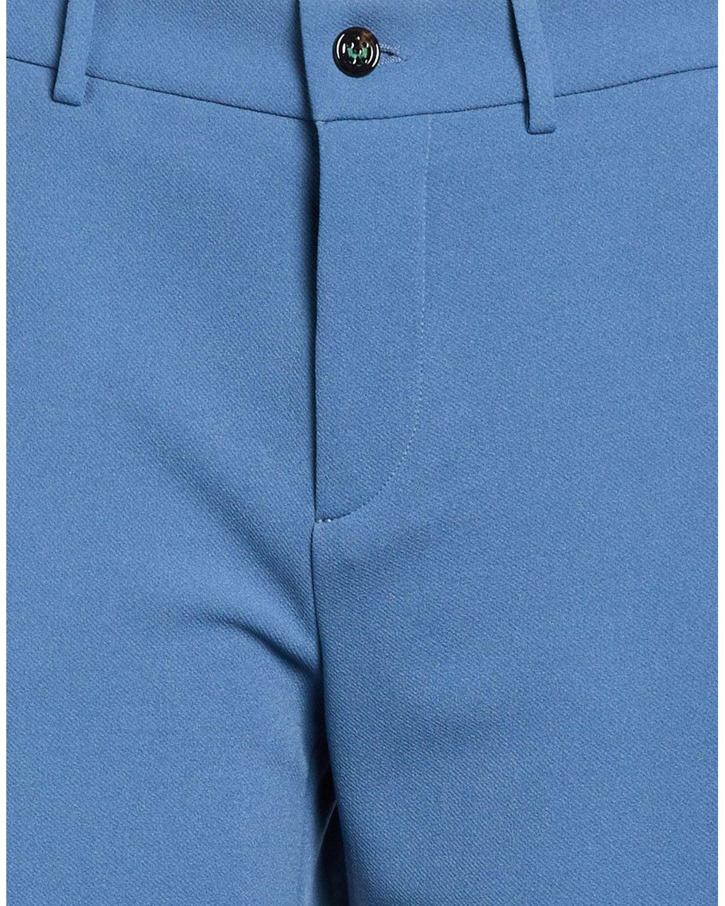Berwich Blue Slate Pants Polyester, Elastane