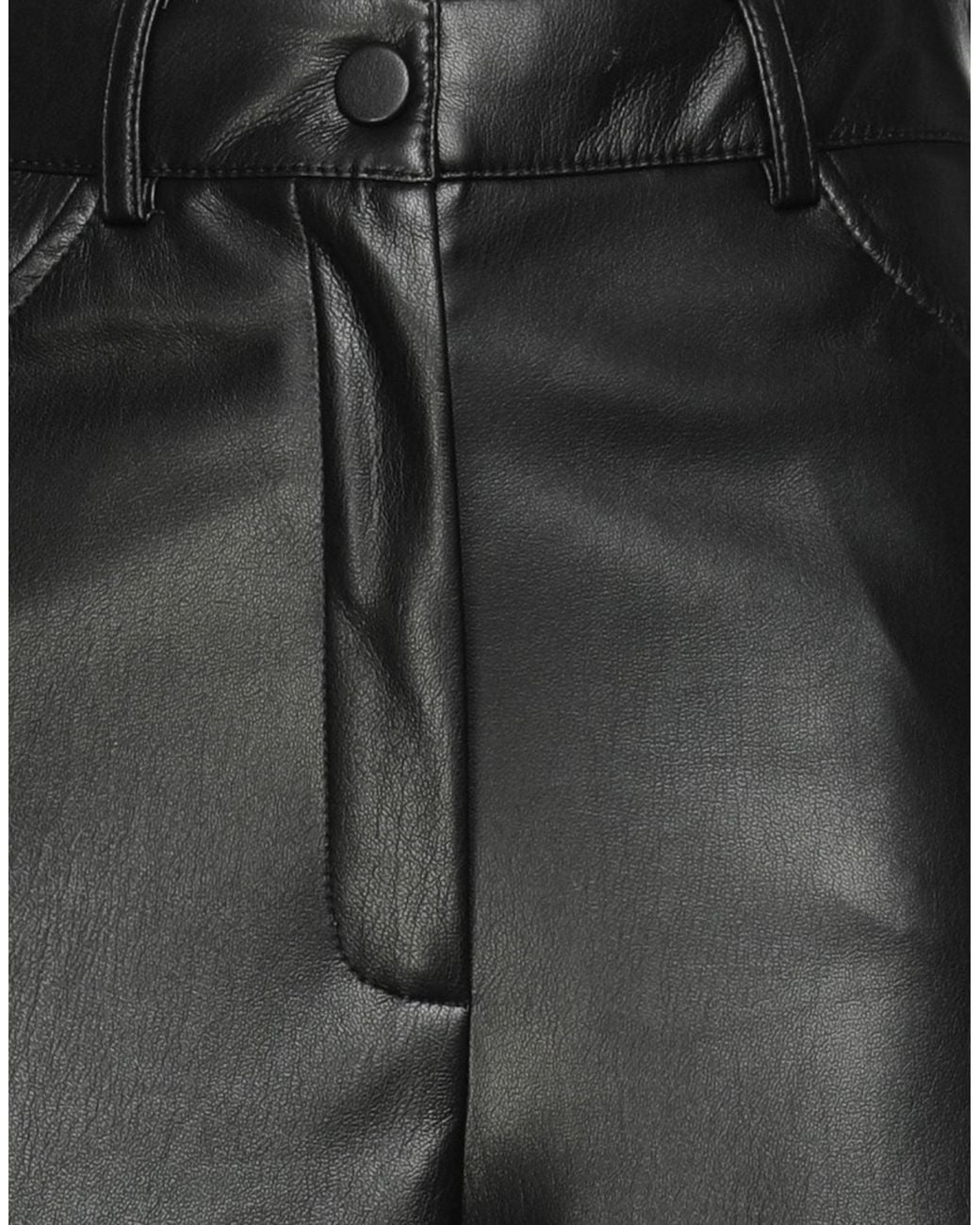 Marella Black Pants Polyester, Polyurethane