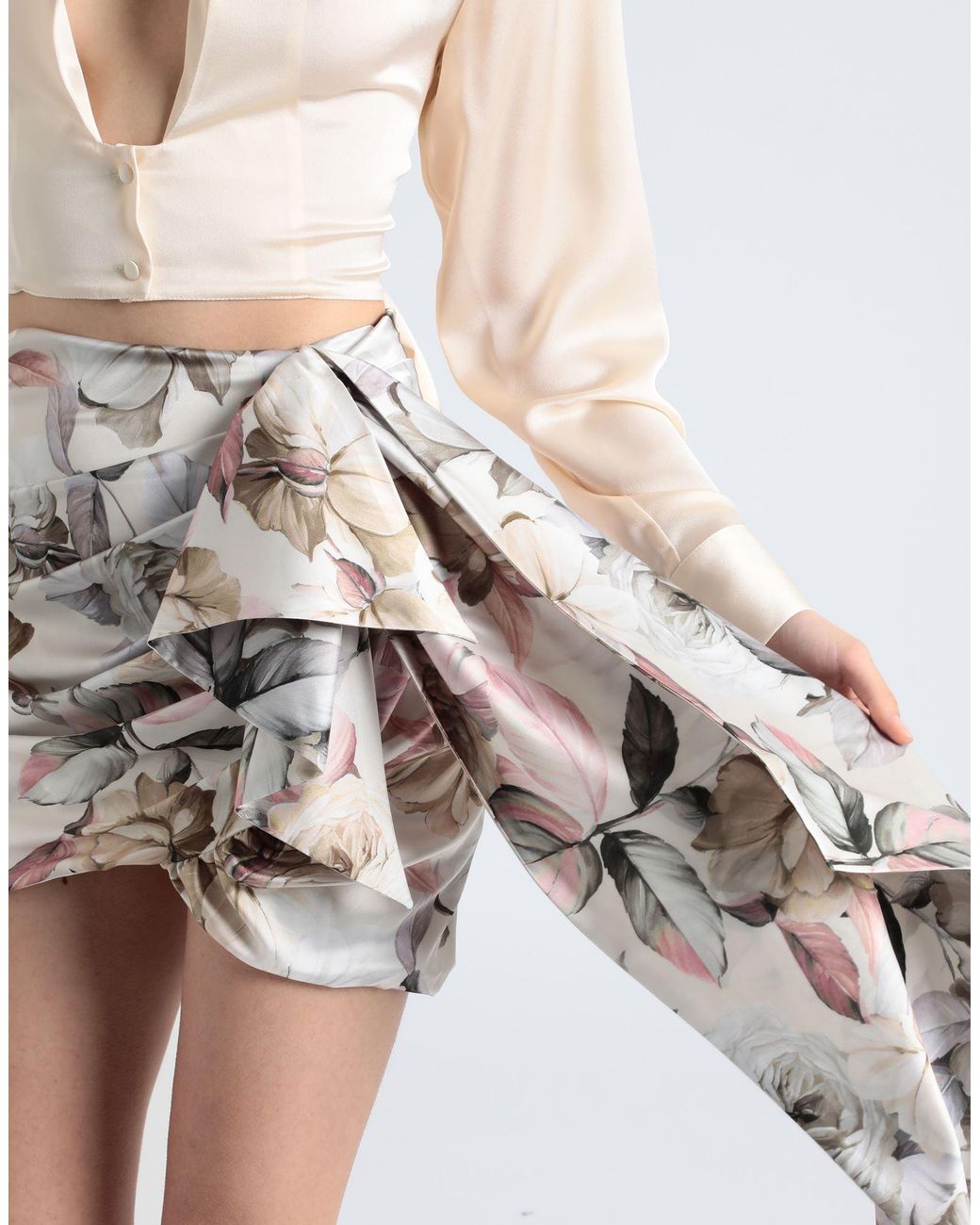Nineminutes White Mini Skirt